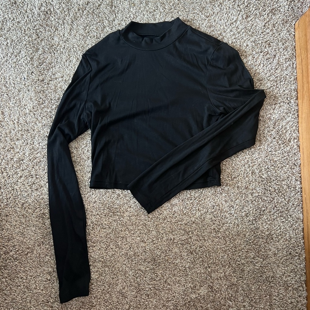 Shein Turtle Neck Crop